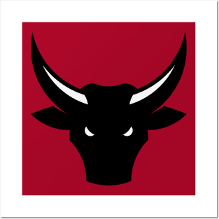 Bull / Taurus / Ox / Bull Head (2C) Posters and Art